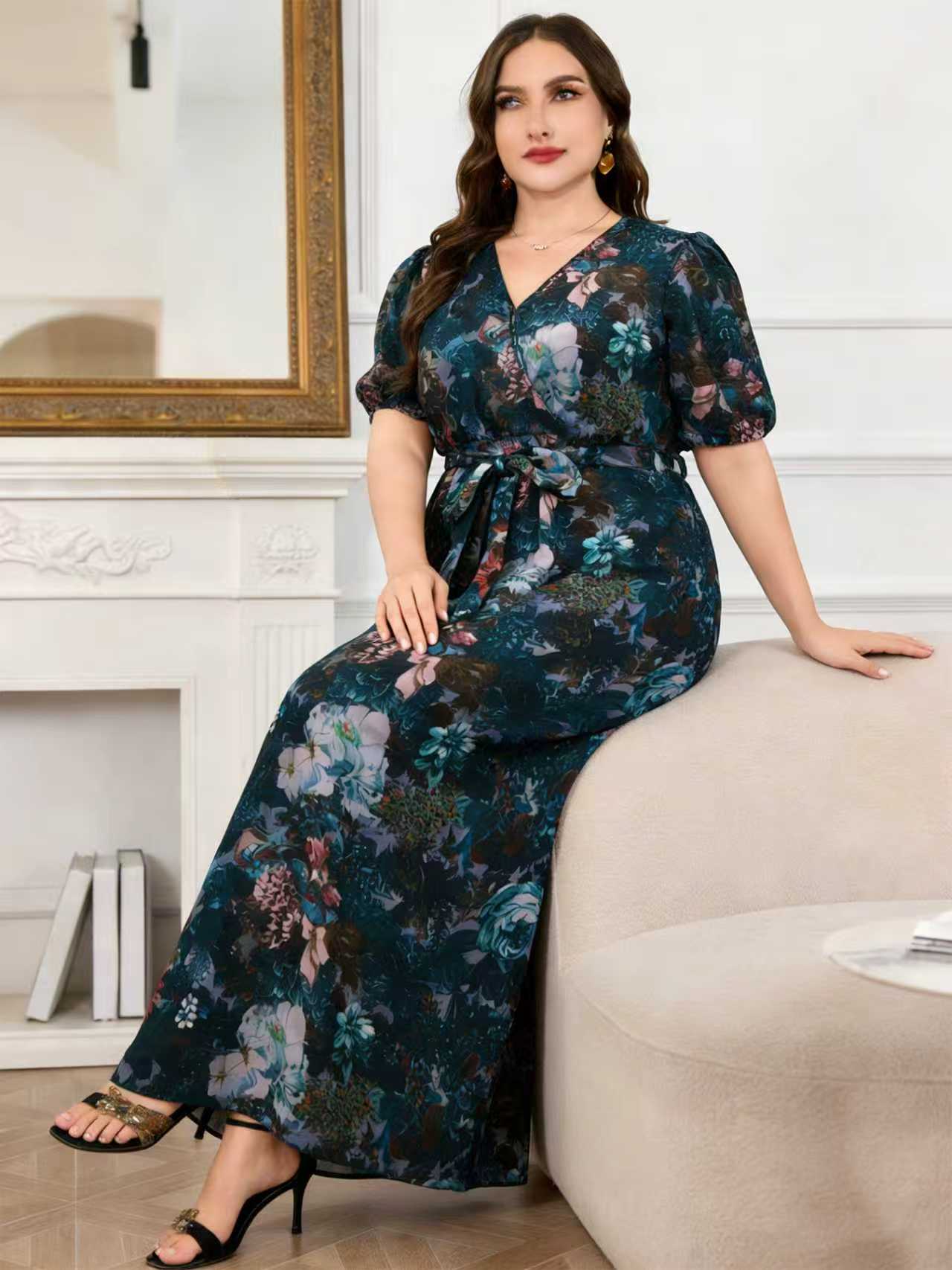 Novo Lançamento 2026: Vestido  - Romper Floral Print avaliação e preço